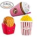Produktbild ZhengYue Squeeze Popcorn Pommes Frites Kaffee Squishy Spielzeug Squishies Langsam Rising Decompression Easter Anti Stress Druck Spielzeug