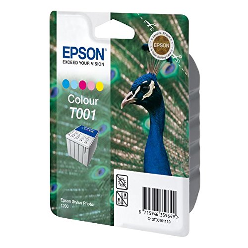 Epson T001 Cartouche d'encre d'origine 1 x couleur (cyan, magenta, jaune, cyan clair, magenta clair) 330 pages