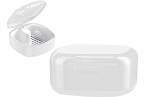 GmeDhc Boîte de Dentier avec Passoire, Portable Boite Appareil Dentaire, Boîtes pour Prothèses Dentaires, Boîte de Retenue Orthodontique, Boîte de Nettoyage de Retenue
