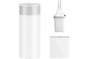 YSSHUI Sacs Poubelle 15 Litres avec Fermeture à Cordon – Ultra-Résistants, Anti-Déchirure pour Salle de Bain, Bureau & Maison (25 Pièces)