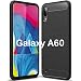 Produktbild tomaxx Schutzhülle für Samsung Galaxy A60 Dual SIM Hülle Silikon Tasche Carbon - Schwarz Ultra Schlank Dünn TPU