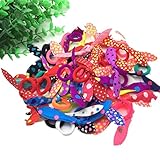 100xNamgiy Hair Ties Elastics Ponytail Holders Hair Bobbles Hair Bands Thick Snag Free Endless for Women Girls Baby Pink