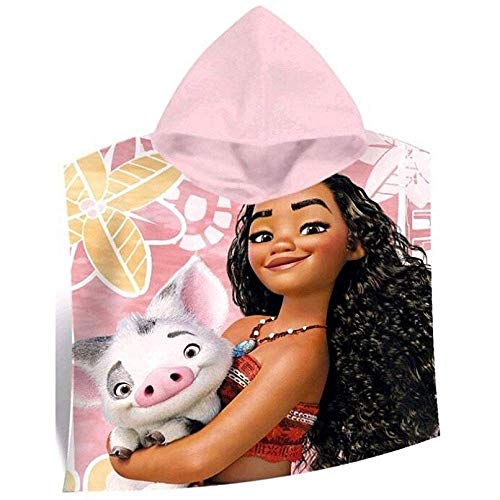 Disney WD17855. Toalla poncho. Diseño Vaiana.
