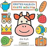 Erstes Malbuch - Erste Wörter Band 1: Malbuch ab 1 Jahr: Amazon.de