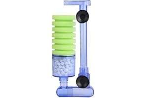 PSSOPP Filtro de Acuario Bomba de Aire Esponja Bioquímica Bomba de oxígeno Filtro de Agua para Acuario Esponja Filtro de Tanque de Peces Medios para Mini Tanque de Peces Suministros(XY-2881)