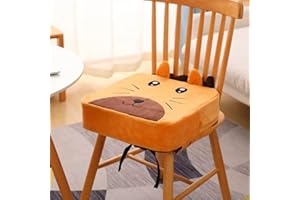 IIQI Rehausseur de chaise, Coussin Rehausseur Enfant Portable Eponge Confortable Coussins, Adapté pour les Repas des Jeunes Enfants. (E-10cm)