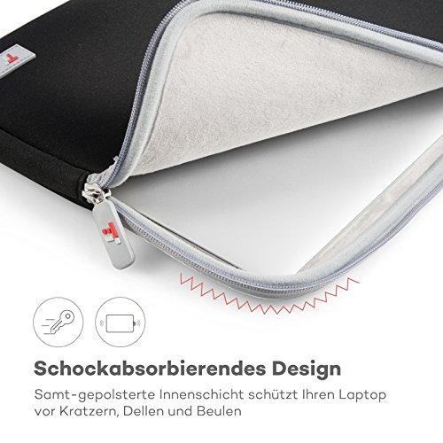 TaoTronics Notebook Schutzh  lle f  r Sleeve 13  - 13 3  MacBook Air   Pro  Laptops  Notebooks  Ultrabooks - YKK-Rei  verschluss  Schockfest   Kratzfe