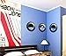 Moolecole 3X New Three-dimensional Outer Space Astronaut Wall Stickers Children's Room Decoration Stickers Living Room Bedroom Wall Stickers Waterproof Removable Wall Sticker Wall Poster