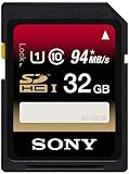 Lieferumfang: Sony SF32UX Class10 32GB SDHC Speicherkarte