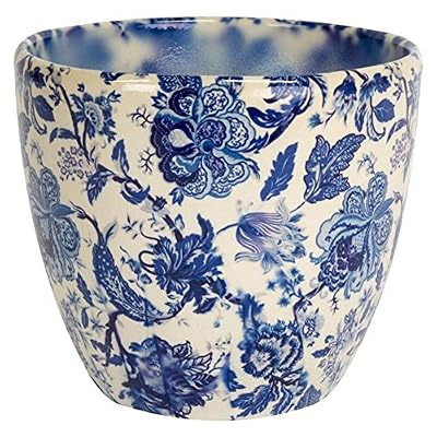 Ivyline Monza Pot de Fleurs d'intérieur Bleu Vintage