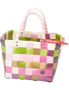 Ice Bag Mini Shopper 5008-39 weiß/rosa/hellgrün, ca. 29x22x22 cm