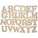 Wooden Letters - Assortment, H: 4 cm, thickness 2,5 cm, MDF, 78asstd