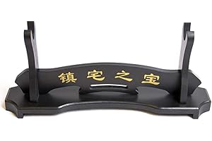 LOKIH Schwertständer Hochglanz Vertikaler Halterung Ausstellungsstand für Katana Wakizashi und Standard Swords Waffenständer