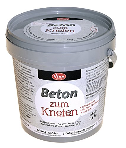 Beton zum Kneten Lufttrocknend 1,5kg, Knet Beton, Knetbeton