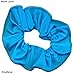 Shiny Nylon/Lycra hair scrunchie (Kingfisher)
