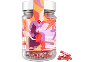 ‎CALIFORNIA'S CHOICE Limitiertes Aktivkohlefilter Glas mit 100 Stück Xtra Slim Size 5,9 mm - California's Choice