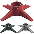 GMUK Home & Garden Products Modern Christmas Tree Stand/Base Holder With Reservoir - Latest Extra Sturdy Design & Assembled In Minute (Red)