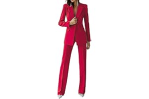 LEADER OF THE BEAUTY Women Suit 2 Pieces Business Pant Suit Sets Formal Office Lady Outfits Peak Lapel Women's Suiting for Work Professional