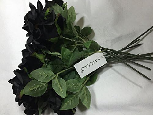 9 pcs/Lot red rose Artificial Flowers Real Touch rose Flowers, Home decorations for lover or Wedding Party or Birthday and Christmas gift by Green jump