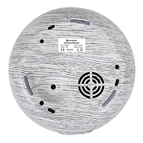 Songmics Aroma Diffuser Luftbefeuchter Aromatherapie Duftlampe Ultraschall 300 ml mit LED 7 Farben Abschaltautomatik Farbewechsel leiser Betrieb für Yoga Spa Salon Schlafzimmer Wohnzimmer Babies Kinderzimmer Büro etc. FAD03X - 5