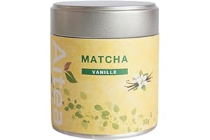 Matcha vanille,chocolat,pêche - Matcha aromatisé Kyōto Uji - Aitea (Vanille)