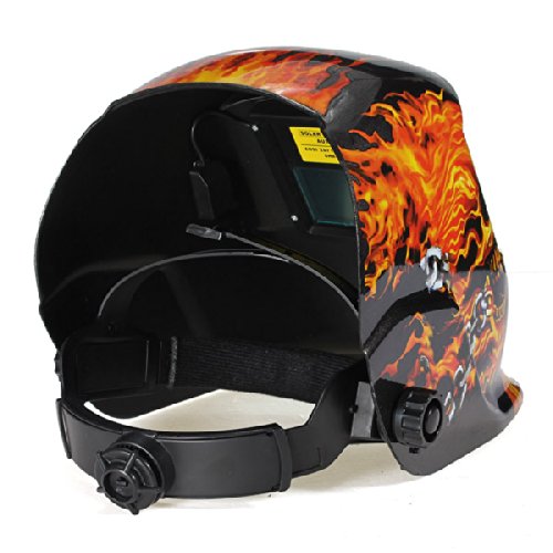 Gary&Ghost Solar Schweißmaske Schweißhelm Automatik Schweißschirm Schweißschild (Skull) - 2