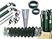 Produktbild Maschendrahtzaun Komplettset Drahtzaun Gartenzaun Maschendraht Drahtgitter Zaunpaket Komplettset Set Premiumqualität - 25 m / 125 cm hoch - inkl. Bodenhülsen