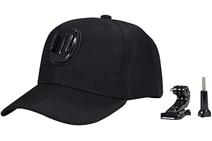 DIOCHE fotocamera cappello da baseball regolabile tappo cappello da baseball con fibbia a sgancio rapido supporto galleggiante per GoPro Action Camera