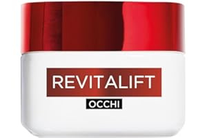L'OREAL PARIS L'Oréal Paris Crema Idratante Contorno Occhi, Per Tutti i Tipi di Pelle, Azione Rassodante, Contorno Occhi Levigato e Riposato, Arricchita Con Pro-Retinolo e Fibrelastyl, 50 ml