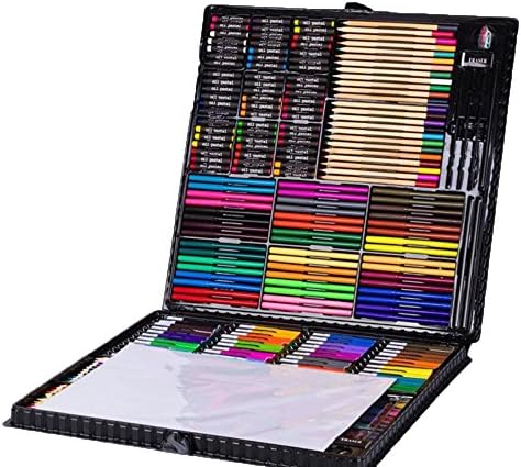 LINAG 288 Pcs Art Drawing Sets for Children Painting Pen School Watercolor Coloured Student Supplies Pen Stationery Deluxe Gifts Professional Kids Paints Pens