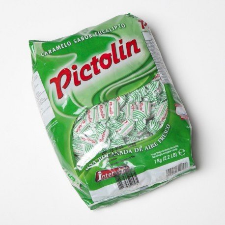 Pictolín Eucalipto, Caramelos con sabor de eucalipto, 1 kg