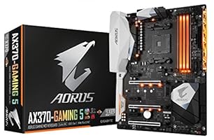 Gigabyte ga-ax370-gaming 5 AMD Ryzen AM4 X370 RGB Fusion Smart Fan 5 HDMI m.2 u.2 USB 3.1 der U89 ATX DDR4 Motherboard