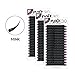 Noir Volume Lashes 0.07mm Professional Faux Mink Individual Eyelash Extensions Set Tray C Curl Mixed Lengths Single Lengths Volume eyelashes / Russian Lashes Extension 3D 5D 7D XD Semi-Permanent (0.07 C 10mm+12mm+14mm)