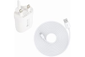 LBSC Power Cable 3m with Charge Adapter, for Google Home Mini, Security Camera,PS4 Pro controller,Xbox One controllers,most Android Phones &ablets