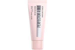 Maybelline New York - Maquillaje 4 en 1 con corrector, crema BB, polvo e imprimación, para una tez perfecta, base con cobertura ligera, tapete Instant Perfector, No. 035 Medio natural, 30 ml