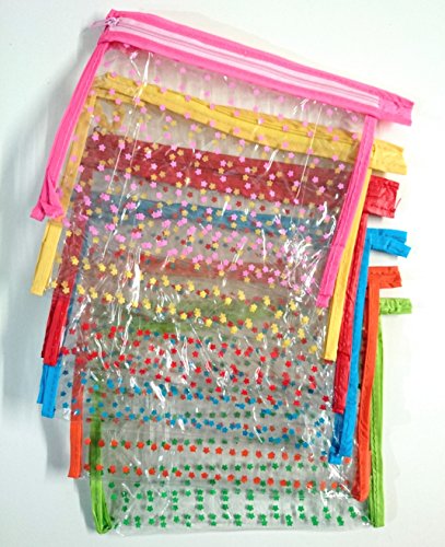 Clear PVC Make Up Bag (Orange)