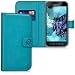 Produktbild kwmobile Hülle für Samsung Galaxy Xcover 4 - Wallet Case Handy Schutzhülle Kunstleder - Handycover Klapphülle mit Kartenfach und Ständer Ranken Schmetterling Design Dunkelblau