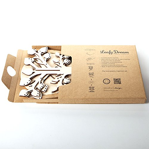 Schmuckbaum Aufbewahrung fur Ohrringe – Schmuck Stander auf Holz – Schmuckhalter fur Ketten – Schmuckstander in Baum form – Halter fur Kette – Ohrringständer fur Geschenke - 4