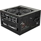 Switching Power Supply PSU 600W ATX 80 PLUS Bronze with 12cm Silent Black Fan / for PC Computer / iCHOOSE