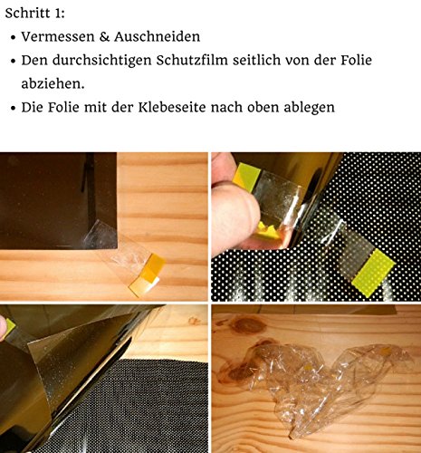 Spiegelfolie, selbstklebende, spiegelnde Bastel- und Klebefolie, silber, 220x75cm - 5