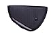 SportsWell Fabric Baby Car Seat Belt Seatbelt Clip Booster Safety Cover Harness Pad Comfortable Protection Strap Adjuster Black