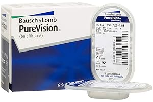 BAUSCH + LOMB - PureVision® - Lenti a contatto mensili per miopia e ipermetropia - 6 Lenti