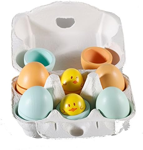 HAHAone Wooden play Home Egg Multifunction Chicken Egg Duck Egg Education Toys painting Egg with drawing function for child.