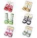 Bebedou grey panda cartoon socks 6 to 12 months Baby Toddlers Kids Comfy Indoor Slippers Shoes Socks Moccasins NON SKID Indoor Shoes Socks Durable Multifunctional slip baby booties breathable toddler elastic, warm and thick socks with soft leather sole 12 cm