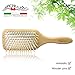 Produktbild Natürliche pneumatisch holz Haarbürste. Natural hair Brush giant model, cushion rubber, antistatic.