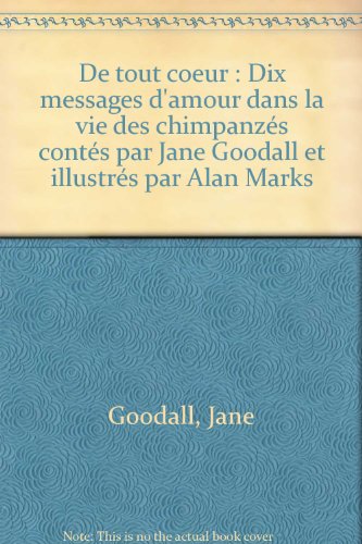 couverture de : De tout coeur