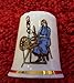 Produktbild Fingerhut Motiv "Frau am Spinnrad" China Trimble von AGA Souvenir B.V. gemarked