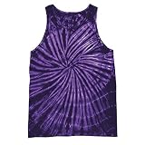 Camiseta sin mangas efecto teñido Teñida a mano Debido al proceso de teñido las formas pueden variar.