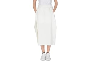 19V69 ITALIA Damska spódnica biznesowa Bambi White, biała, L (8 sztuk), biały, L