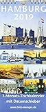 HAMBURG 2019: 3-Monats-Tischkalender by